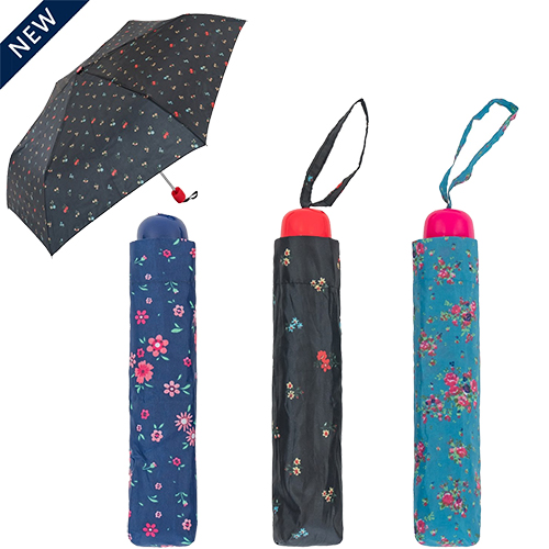 Ditsy Floral Compact Multipack Umbrella - ONLY 20 LEFT IN STOCK