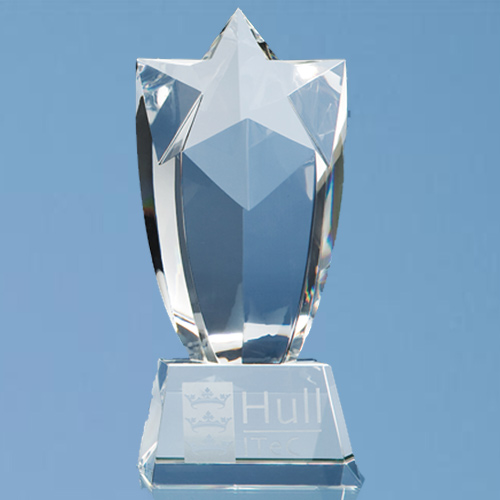20cm Optical Crystal Starburst Award
