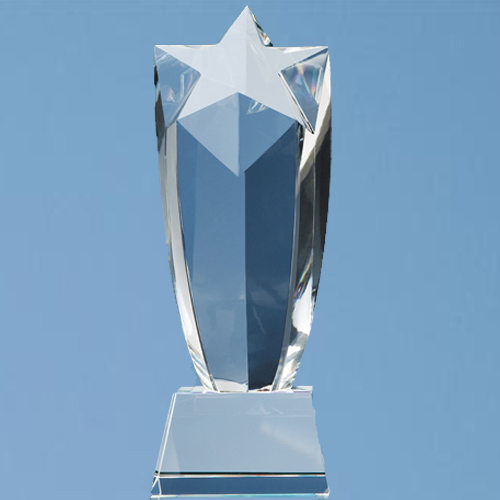 25.5cm Optical Crystal Starburst Award
