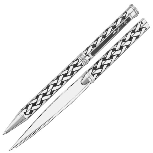 Celtic Plaid Ballpoint & Letter Opener Set