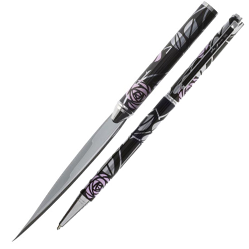 Mackintosh Rose & Silver Leaf Ballpoint Pen & Letter Opener