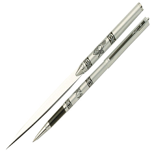 Masonic Roller Ball & Letter Opener Set