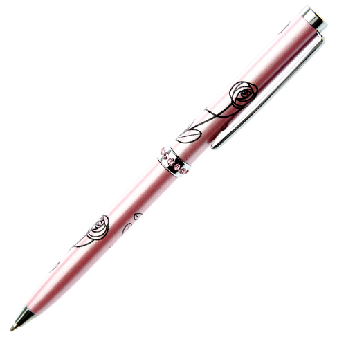 Pink Pearlised Mackintosh Crystal Pen
