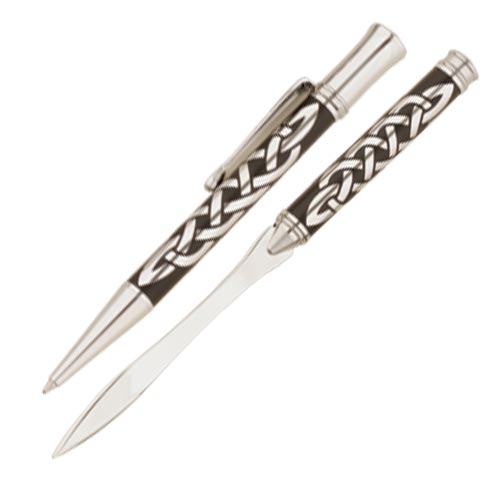 S.Plated Celtic Knot BP Pen & Letter Opener