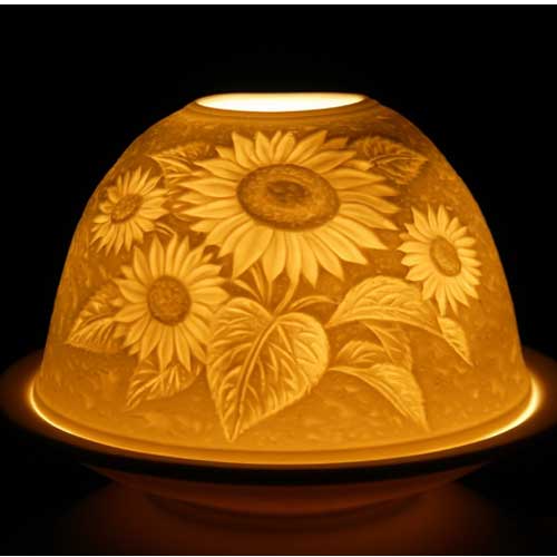 Sunflower Porcelain Tealight Holder