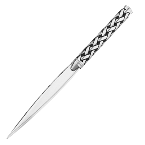 Silver Plated Celtic Plaid Letter Opener