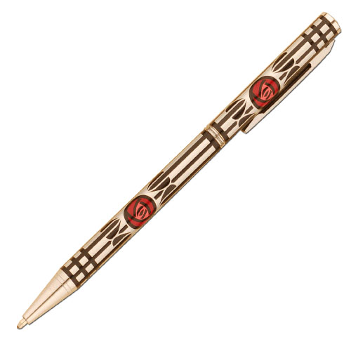 Mackintosh Red Rose & Arrow Ballpoint Pen