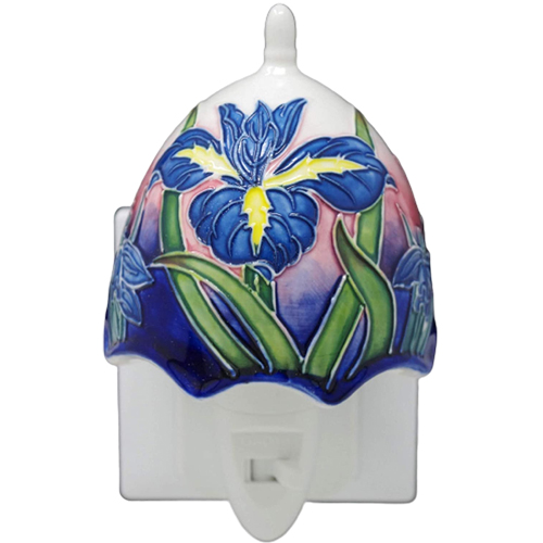 Old Tupton Ceramic Night Light - Iris