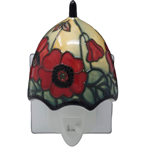 Old Tupton Ceramic Night Light - Yellow Poppy