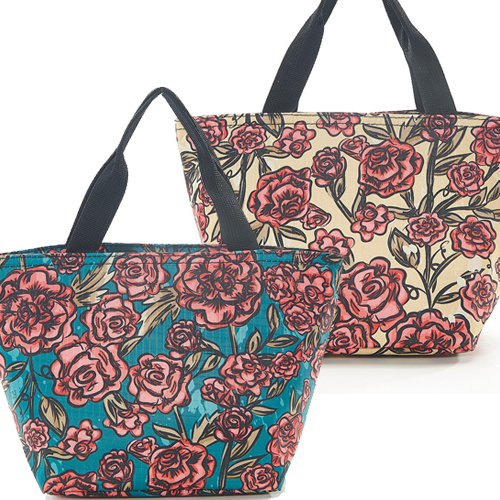 Eco Friendly Lunch Bag - Roses
