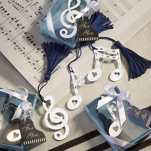 Musical Note Bookmark Favours