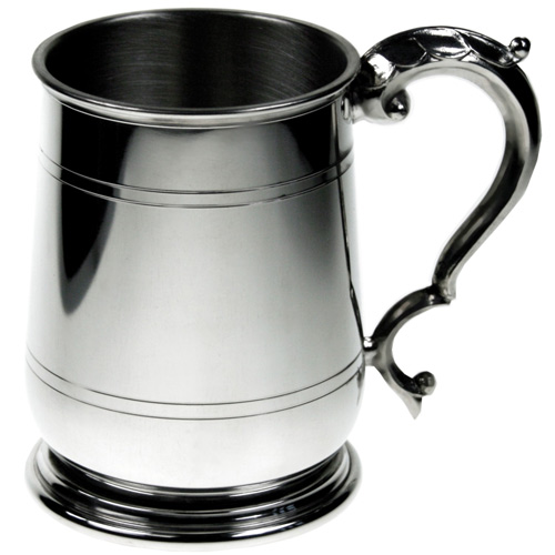 1pt Pewter Jacobean Tankard