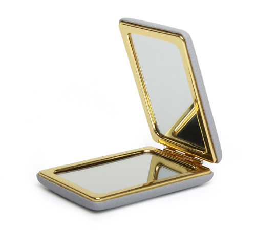 Alice Wheeler Luxury Oblong Compact Mirror - Grey
