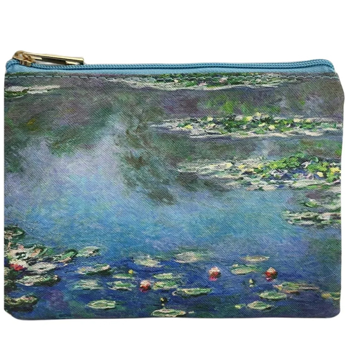 Claude Monet Water Lily Print - Mini Clutch