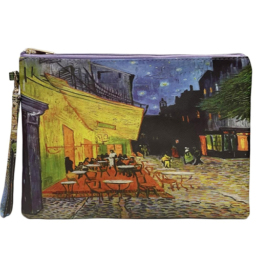Van Gogh Terrace At Night Print - Clutch