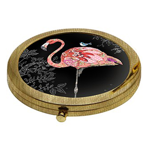 Bug Art Compact Mirror - Flamingo