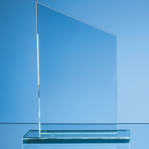 20.5cm Jade Glass Slope Award