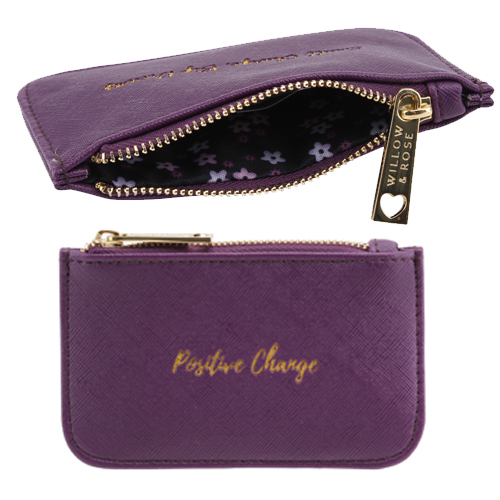 Willow & Rose Small Change Purple Rectangular Purse