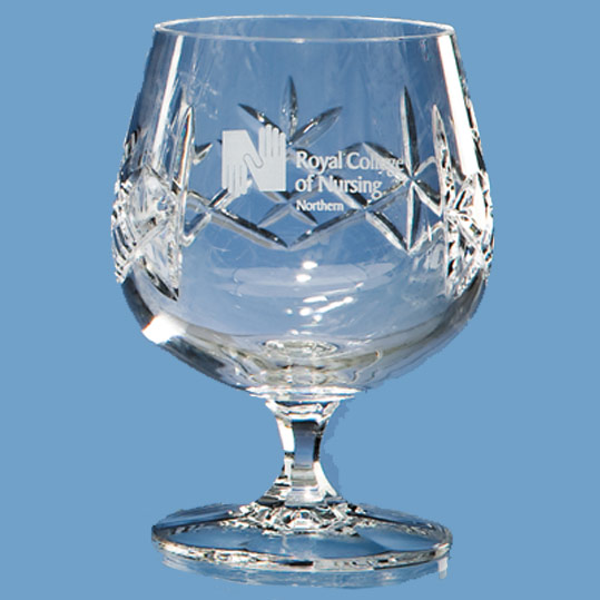 220ml Flamenco Lead Crystal Panel Goblet