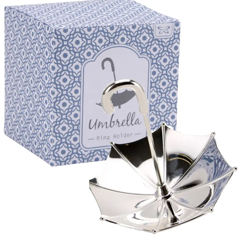 Silver Plated Umbrella Ring Holder