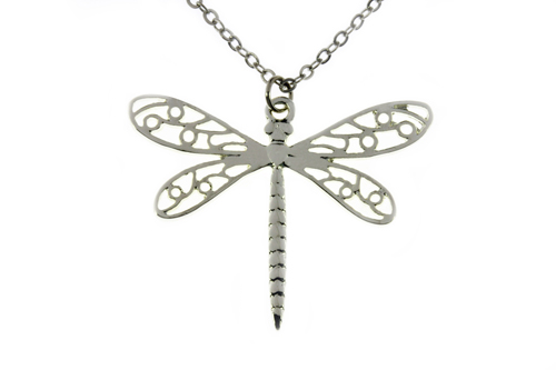 Silver Plated Filigree Butterfly Pendant