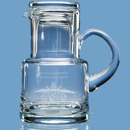 Lead Crystal Jug & Up