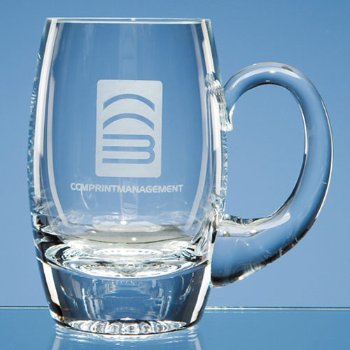 Crystal Plain Barrel Tankard