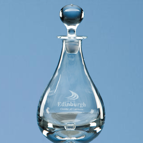 Crystal Teardrop Decanter