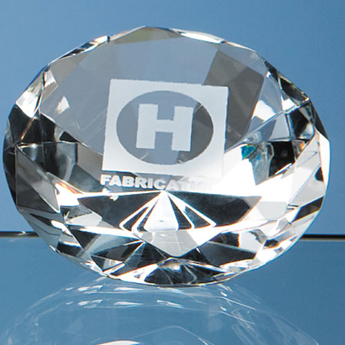 6cm Optic Diamond Paperweight