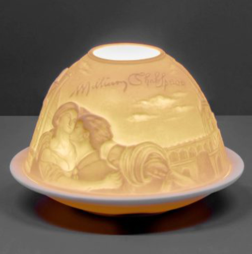 Shakespeare Stratford-Upon-Avon Porcelain Tealight Holder