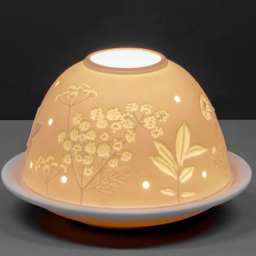 Spring Flower Porcelain Tealight Holder