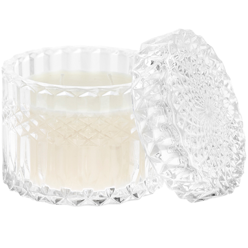 Crystal Glass Scented Candle - Pomegranate and Pear