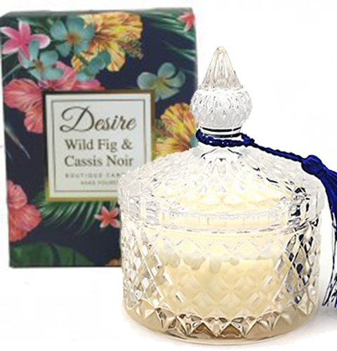 Desire Tropical Candle Jar - Wild Fig & Cassis Noir