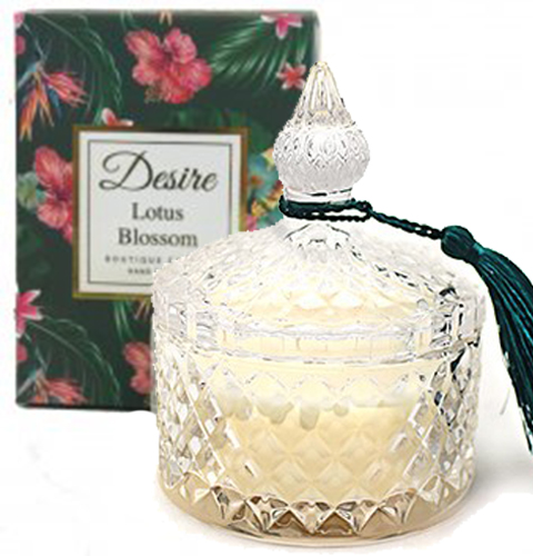 Desire Tropical Candle Jar - Lotus Blossom