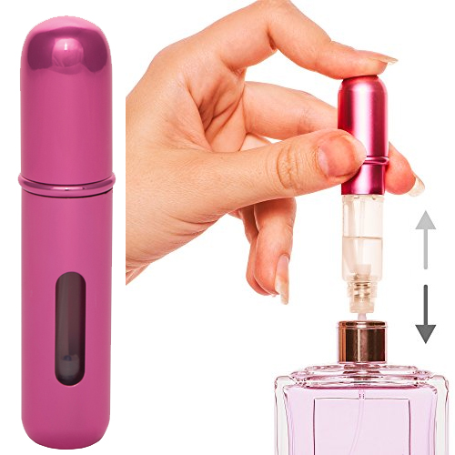 Pressit Refillable Travel Perfume Atomiser - Pink - ONLY 24 LEFT IN STOCK