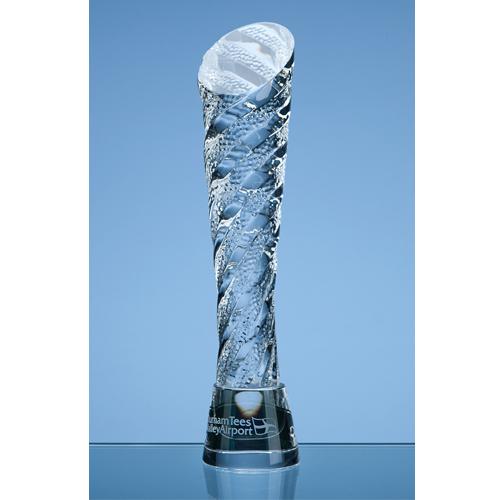 25cm Optical Crystal Hubble Award