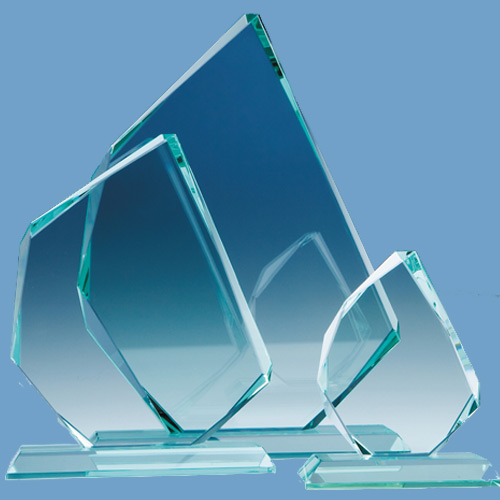 18.5cmx15mm Jade Facetted Ice Peak Award