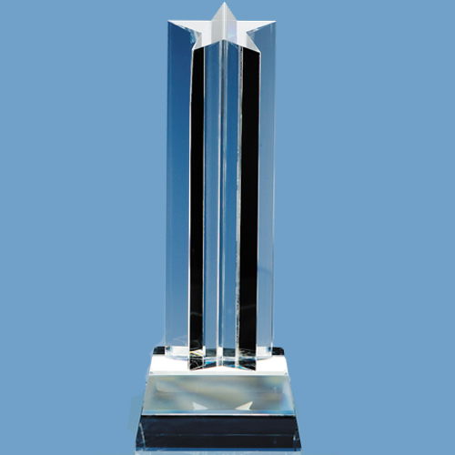 23cm Optical Crystal Starburst Award