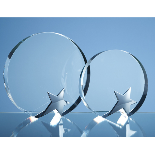 18cm Optic Circle Award with Silver Star