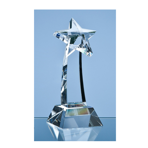 16cm Optical Crystal Shooting Star Award