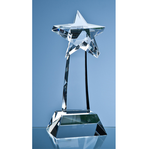 25cm Optical Crystal Shooting Star Award