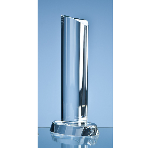 25.5cm Optical Crystal Oval Column Award