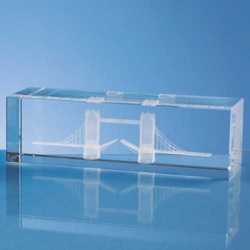 20cm 3D Optical Crystal Optical Rectangle