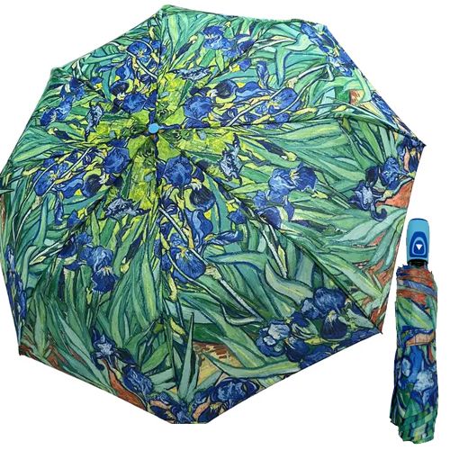 Van Gogh Irises Print Umbrella