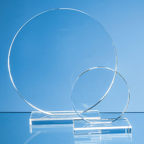 10cm Clear Circle Award