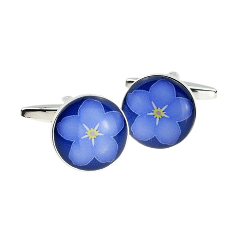 Masonic Forget Me Not Cufflinks