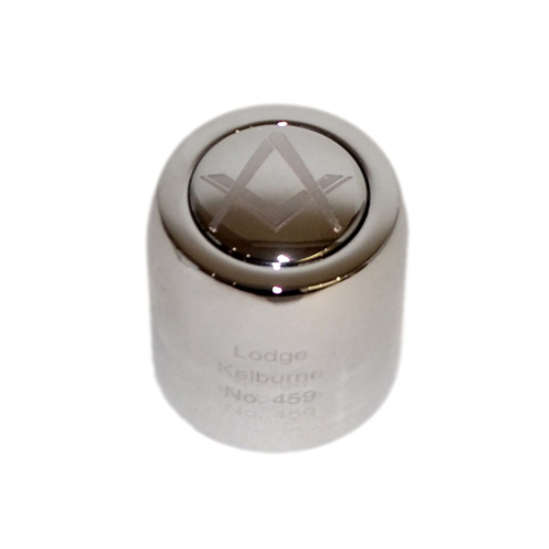 Masonic Pressure Action Champagne or Prosecco Bottle Stopper