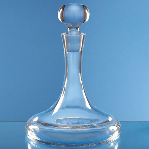 0.75ltr Handmade Plain Ships Decanter