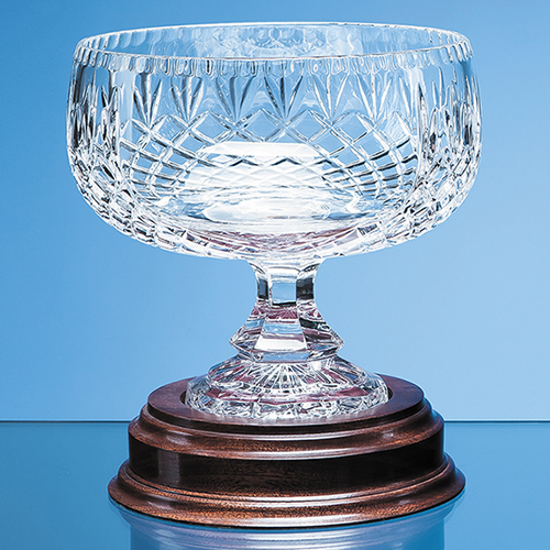 18cm Lead Crystal Footed Bowl