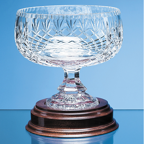 20cm Lead Crystal Footed Bowl